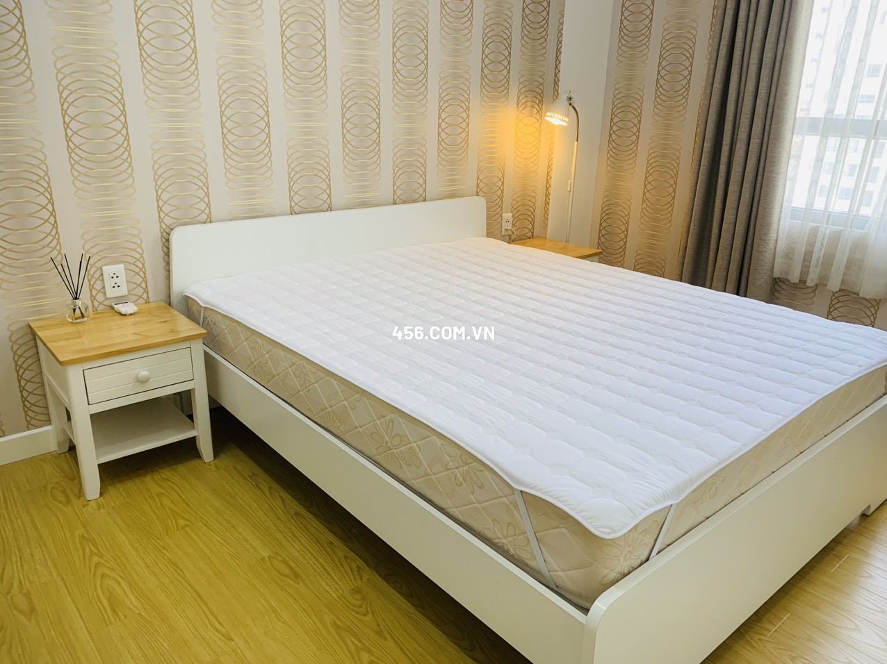 Hinh-1 Bedrooms in Masteri Thao Dien apartment for rent nice furniture